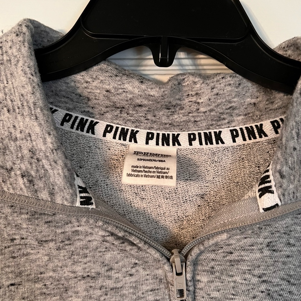 PINK gray pullover - Picture 3 of 4